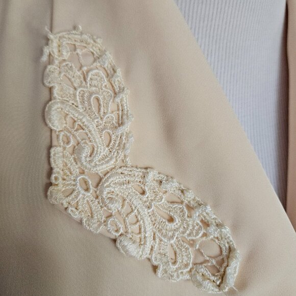 Size XL to 1X Vintage 1990s Eatons Yellow Blouse - Picture 4 of 10